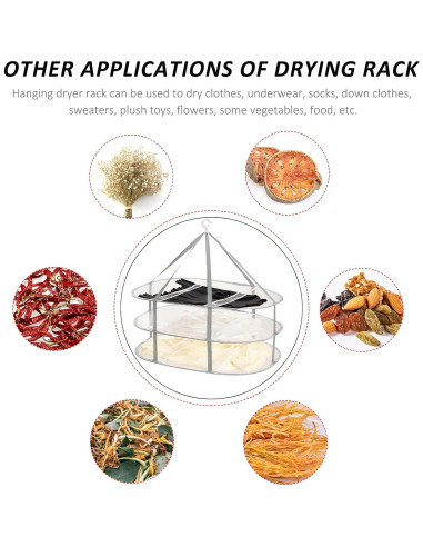 Estante Secador de Ropa Plegable AUTODECO XL 3 Niveles