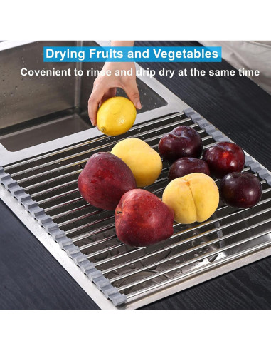 Estante de Secado de Platos Seropy 44.5x39.9 cm Acero Inox