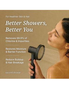 Cabezal de Ducha Filtrado SecondShower con Vitamina C 177,8 cm 2