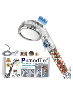 Cabezal de Ducha Filtrado PumodTec Alta Presión 4 Modos