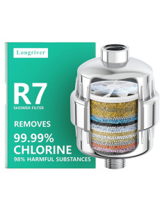 Filtro de Ducha R7 Longriver Eliminador de Cloro 99.99%