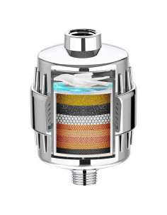 Filtro de Ducha Yodel Vitamina C 20 Etapas Cromo 380g