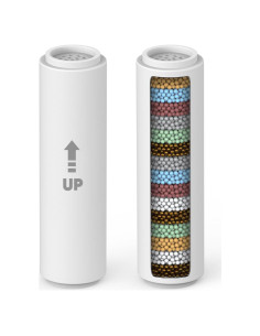 Filtro de Ducha Pavezo MQWY001 - Paquete de 2 Filtros 15 Etapas