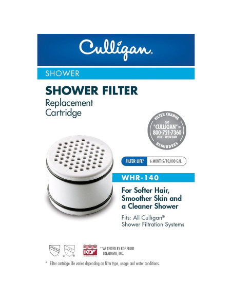Filtro de Ducha Culligan WHR-140 Reemplazo 1 Cuenta