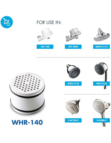 Filtro de Ducha Culligan WHR-140 Reemplazo 1 Cuenta