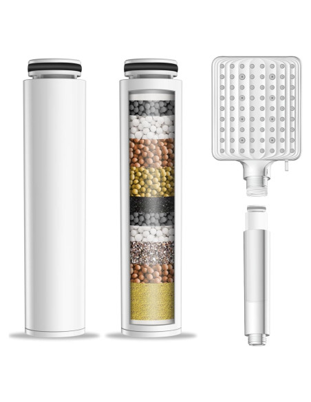 Filtro de Cabezal de Ducha MakeFit S6526 - 2 Paquete