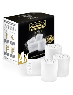 Cartucho Filtro Ducha AquaHomeGroup 20 Etapas 4 Pack