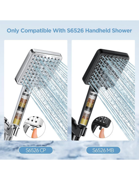 Filtro de Cabezal de Ducha MakeFit S6526 - 2 Paquete