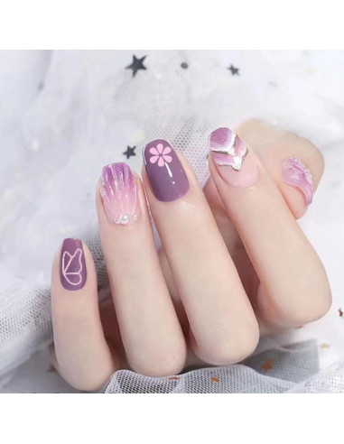 Conjunto de bolígrafos de estampado de uñas Jaczora - 5 piezas