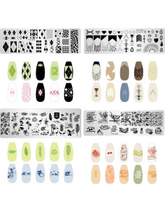 Kit de Estampado de Uñas AddFavor 8 Piezas Verano 2