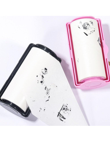 4 Rollos de Papel Absorbente de Aceite para Estampador de Uñas