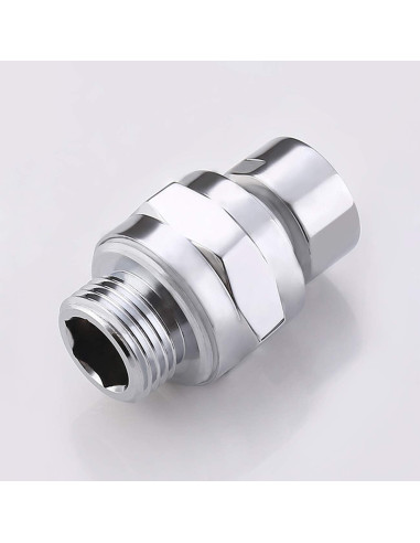 Adaptador de Cabezal de Ducha KES Cromo Pulido Universal