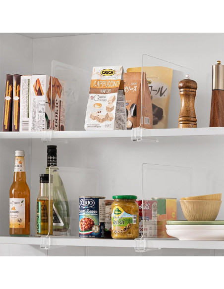 Organizadores de Closet HBlife 6 PCS Transparentes 28,66 cm