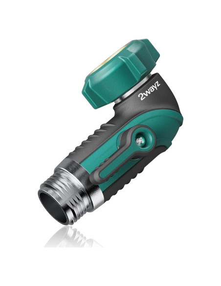 Adaptador de Codo de Manguera 90 2WAYZ - Válvula de Cierre Metálica