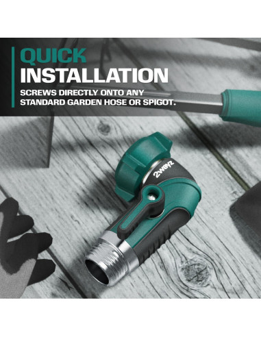 Adaptador de Codo de Manguera 90 2WAYZ - Válvula de Cierre Metálica