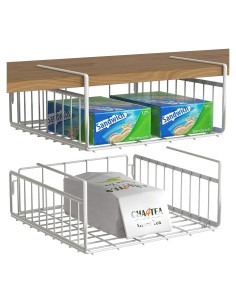 Cesta Bajo Estante Simple Houseware 2 Paquete Organizador