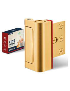 Cerradura de Seguridad Infantil Buzztech Dorado 1 Paquete