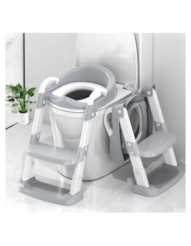 Asiento de Entrenamiento para Baño YT-808 Gris Ajustable