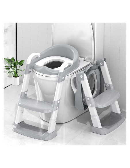 Asiento de Entrenamiento para Baño YT-808 Gris Ajustable