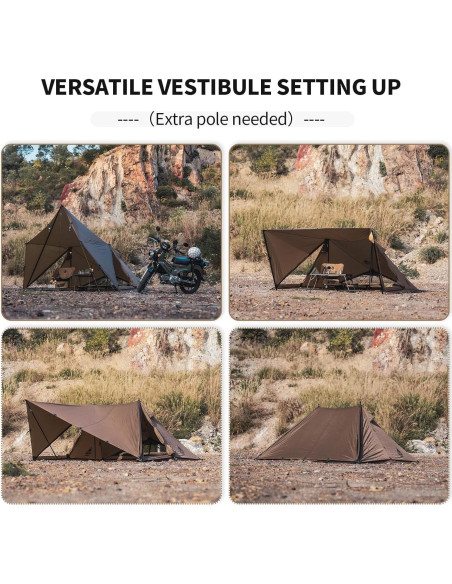 Tienda de Camping OneTigris PLATOON 2 Personas Impermeable