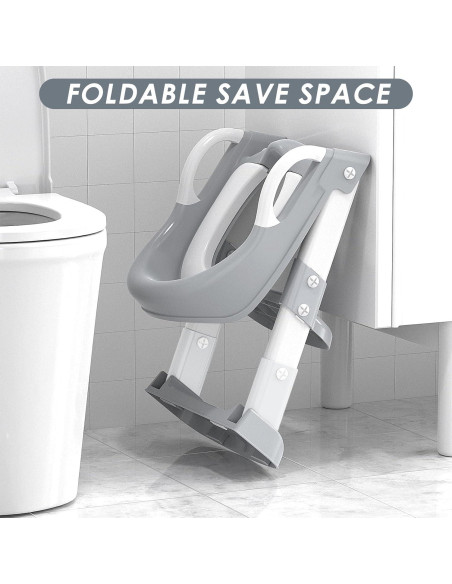 Asiento de Entrenamiento para Baño YT-808 Gris Ajustable