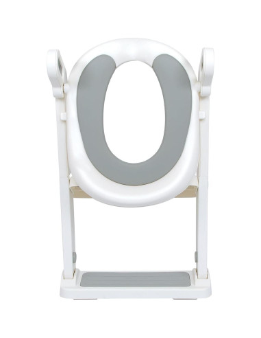 Asiento de inodoro con escalera Nuby gris 18+ meses