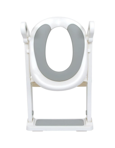 Asiento de inodoro con escalera Nuby gris 18+ meses