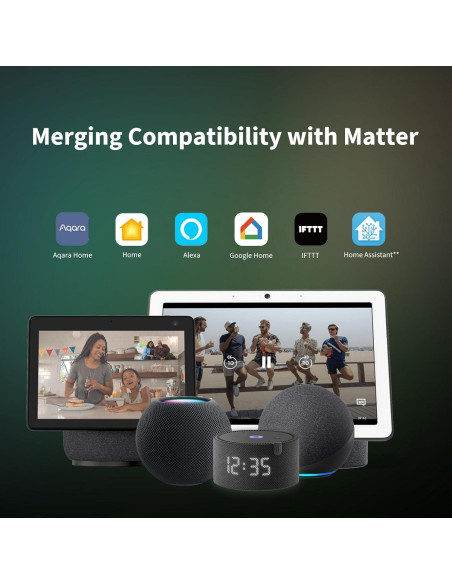 Módulo de Relé Doble Aqara T2 Zigbee 3.0 para Hogar Inteligente