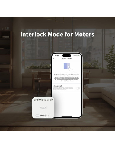 Módulo de Relé Doble Aqara T2 Zigbee 3.0 para Hogar Inteligente