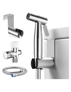 Rociador de Bidet de Mano BRITULIF Acero Inoxidable 119cm