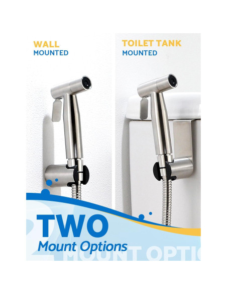 Rociador de Bidet de Mano BRITULIF Acero Inoxidable 119cm Rociador de Bidet de Mano BRITULIF Acero Inoxidable 119cm