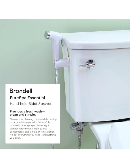 Rociador de Bidet Brondell PureSpa PS-91W Blanco 119 cm Rociador de Bidet Brondell PureSpa PS-91W Blanco 119 cm