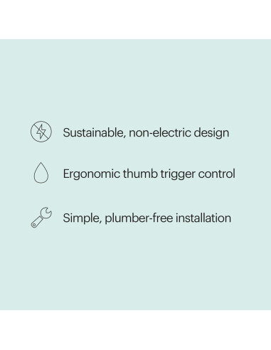 Rociador de Bidet Brondell PureSpa PS-91W Blanco 119 cm