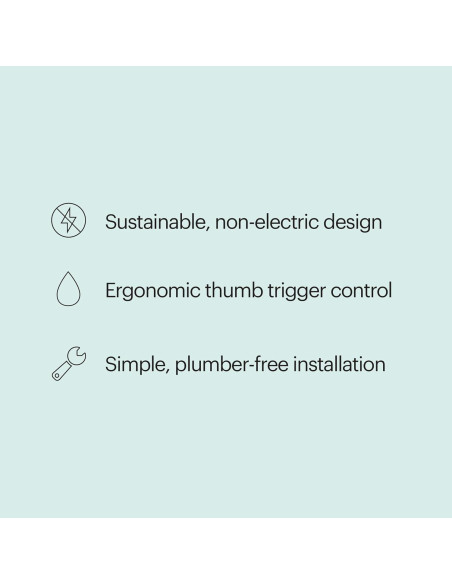 Rociador de Bidet Brondell PureSpa PS-91W Blanco 119 cm Rociador de Bidet Brondell PureSpa PS-91W Blanco 119 cm