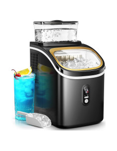 Kismile Máquina de Hielo Portátil 14.97kg/día 1.5L Negra