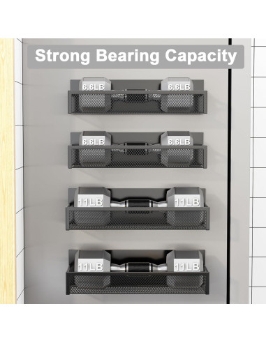 Estante Magnético para Especias Aufworld - 4 Estantes y 8 Ganchos
