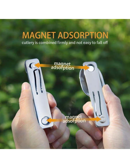 Utensilios de Camping Roxon C2 2 en 1 Plegables 0.09 kg Utensilios de Camping Roxon C2 2 en 1 Plegables 0.09 kg