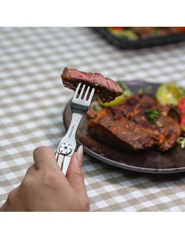 Utensilios de Camping Roxon C2 2 en 1 Plegables 0.09 kg