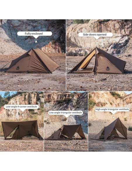 Tienda de Camping OneTigris PLATOON 2 Personas Impermeable