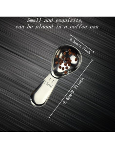 Cuchara de Café CoaGu Acero Inoxidable 15ml con Imán 2