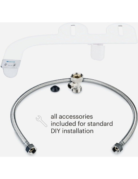 Brondell Accesorio de Bidet SS-250 SimpleSpa Doble Boquilla