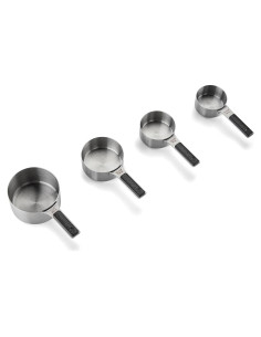 Set de 4 Tazas Medidoras Magnéticas Cuisinart Acero Inoxidable