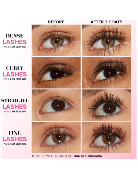 Máscara Voluminizadora Too Faced Better Than Sex 40g Máscara Voluminizadora Too Faced Better Than Sex 40g