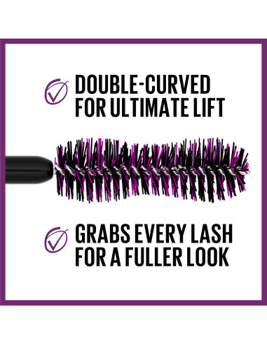 Máscara Alargadora Waterproof Maybelline The Falsies 31.75g