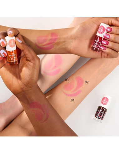 Tinte para Labios y Mejillas Essence 3 en 1 Vegano Rosa