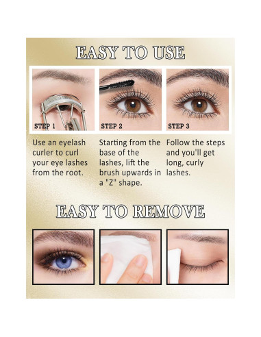 Máscara de Pestañas Hipoalergénica Lestpola Marrón 20g