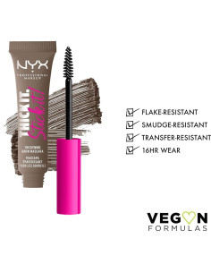 Gel para Cejas Engrosante NYX Taupe 6.81 ml Vegano 2