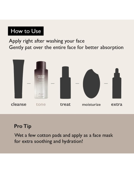 Tónico de Ácido Hialurónico Haruharu Wonder 150 ml Vegano