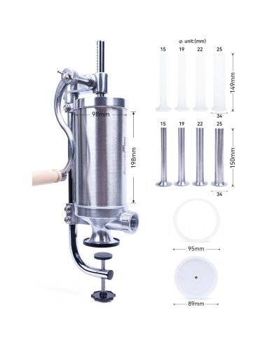 Embutidora Manual de Salchichas Master Feng V25-4141 2.48kg