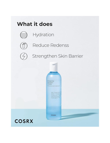 Tónico Hidratante COSRX Hydrium 280ml Ácido Hialurónico